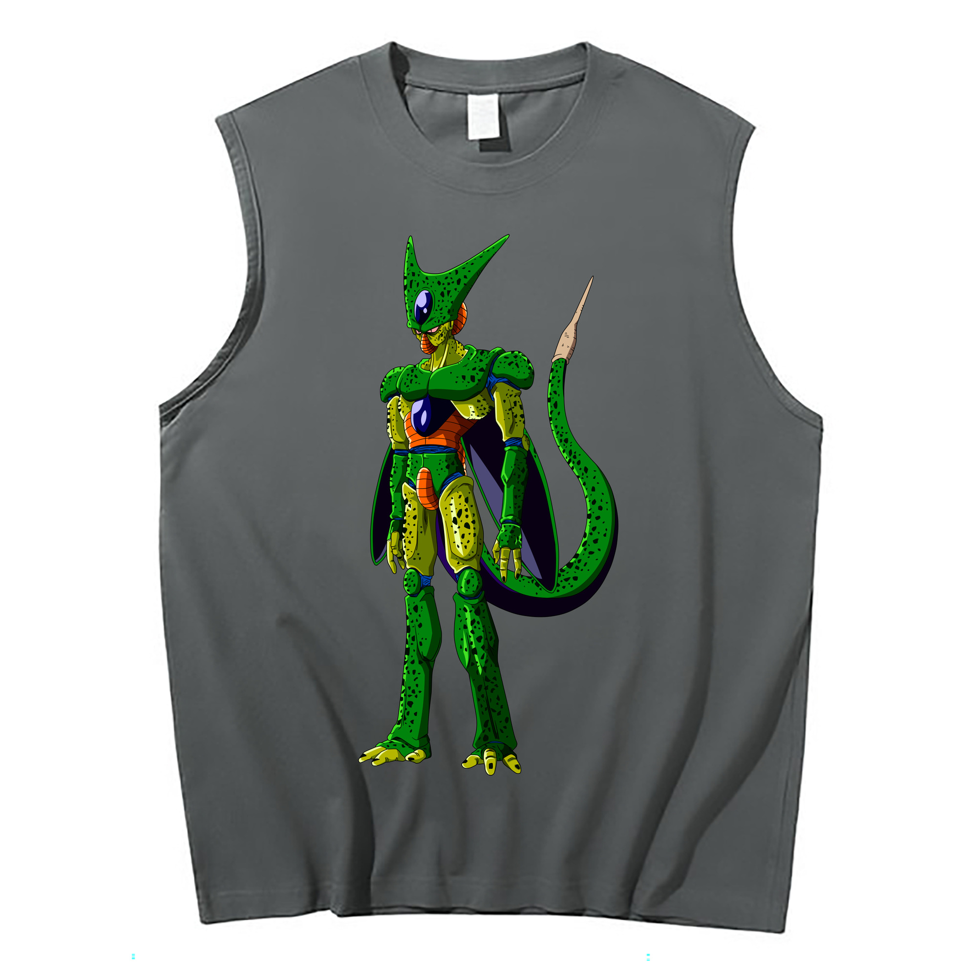 （画像用） ドラゴンボール セル DRAGON BALL Cell コットン100％タンクトップ（フロントプリント）